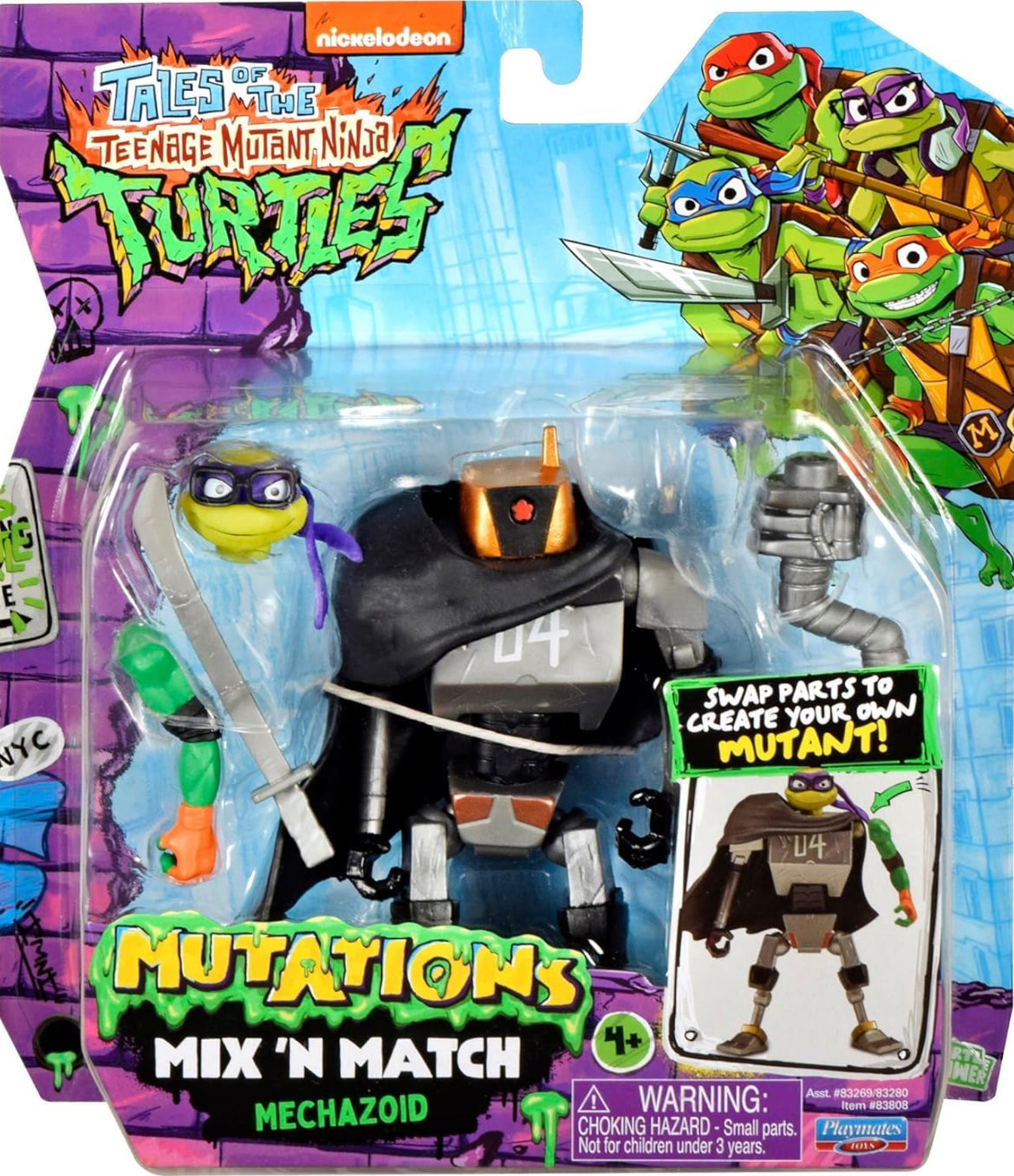 Tales of The Teenage Mutant Ninja Turtles Mutations Mix 'N Match