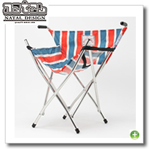 ネイタルデザイン アウト＆アバウトチェア レトロストライプ / NATAL