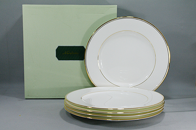 ノリタケ ディナー皿 5pc 金縁 【器道楽】