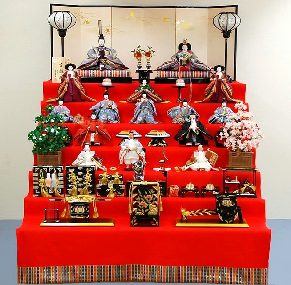 平安寿峰作 七段飾り