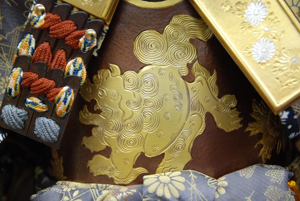 上原鎧袖作 獅子文様之鎧 12号鎧飾｜五月人形・雛人形なら人形の和光