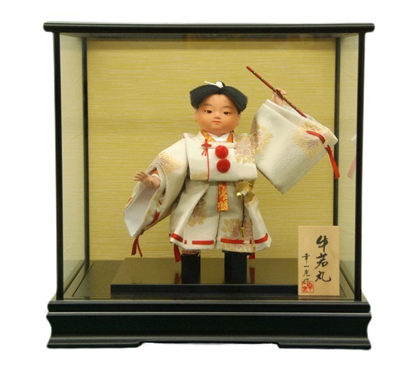 幸一光作 牛若丸 ケース入 ｜五月人形・雛人形なら人形の和光