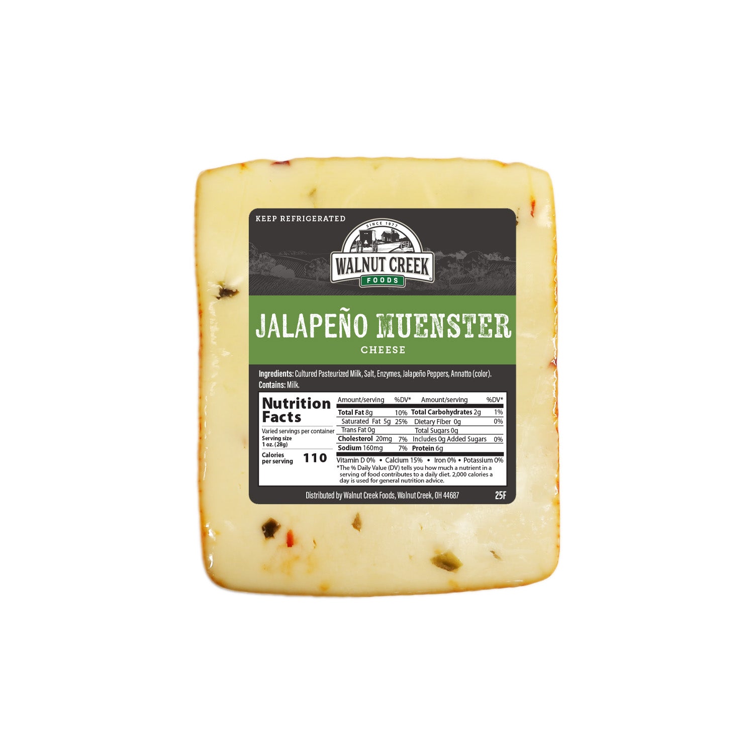 Jalapeño Muenster Cheese – Walnut Creek Cheese & Market