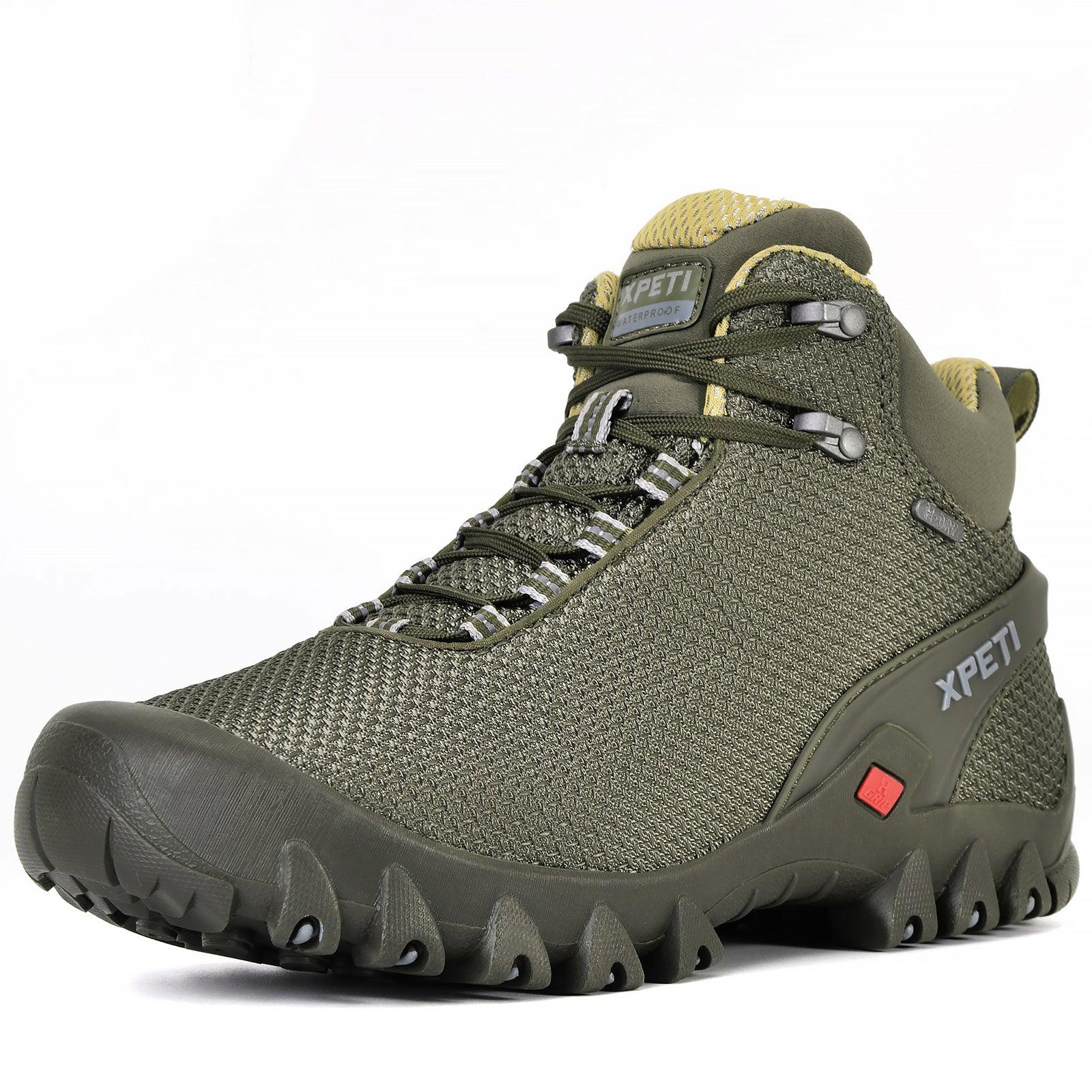 XPETI Men's TERRA Mid Hiking Boots Olive – xpeti