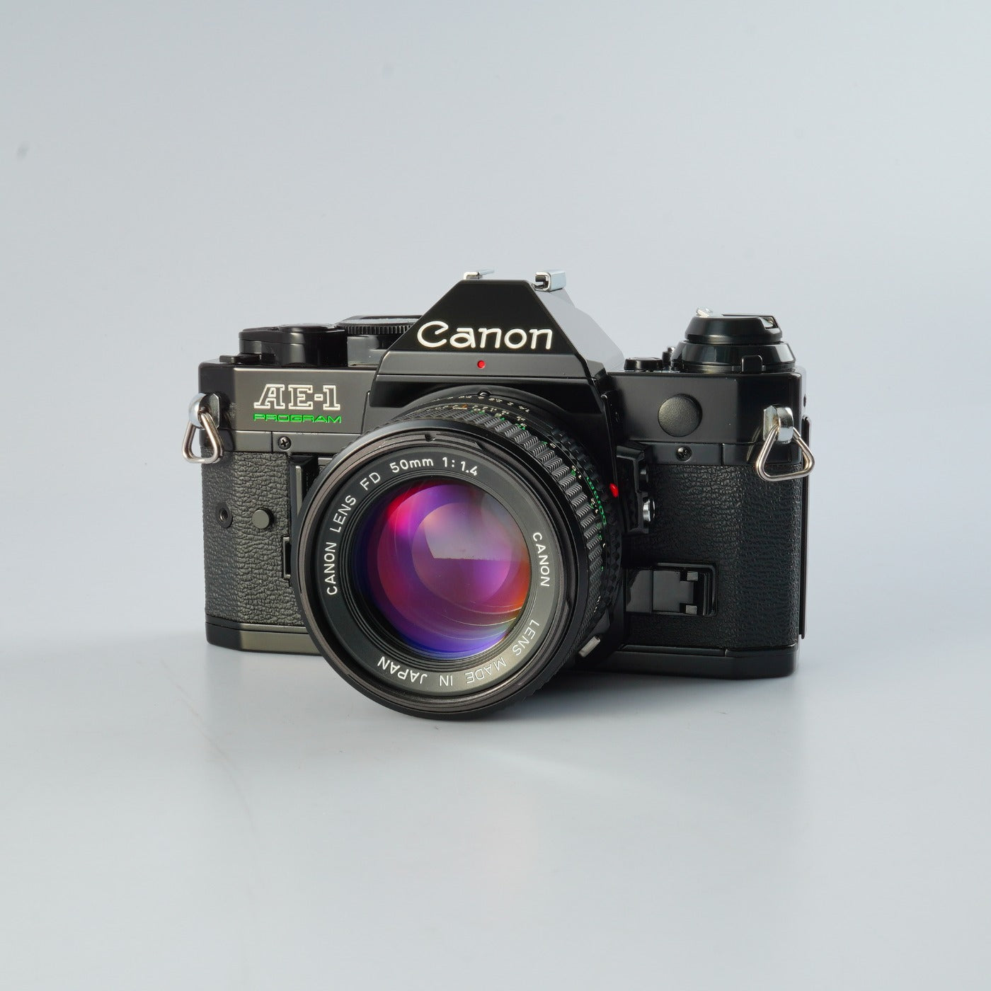 キヤノン AE-1 PROGRAM ブラック N FD 50mm f1.4 動確 CLA'd】 Canon