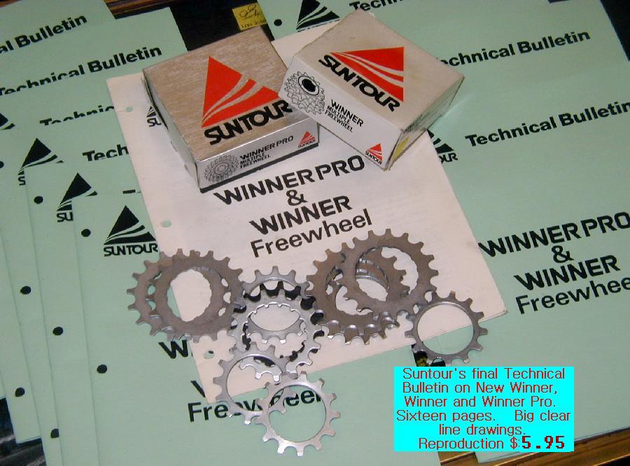 Suntour Freewheels at Yellow Jersey