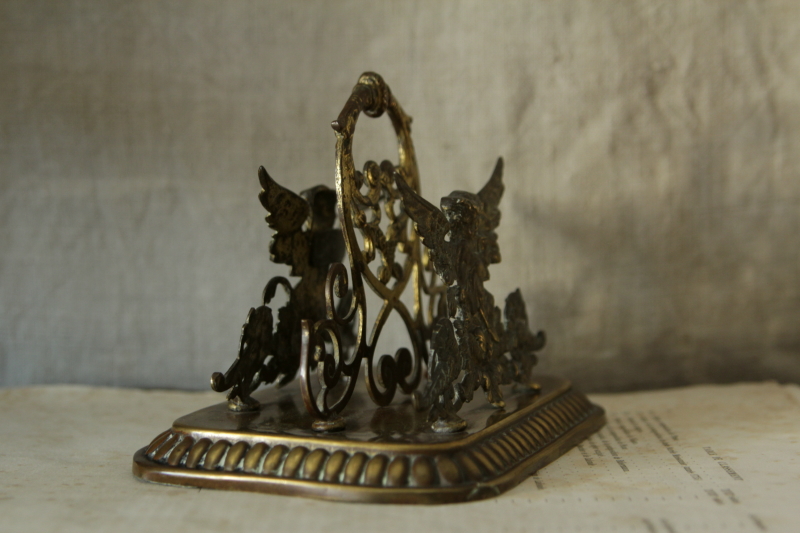 アンティークレタースタンド イギリス 天使 エンジェル 【Antiques