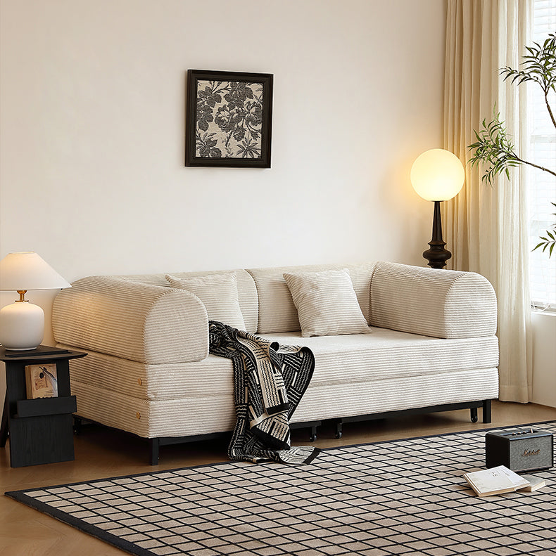 フレンチヴィンテージ風 2WAYソファベッドhns-7221