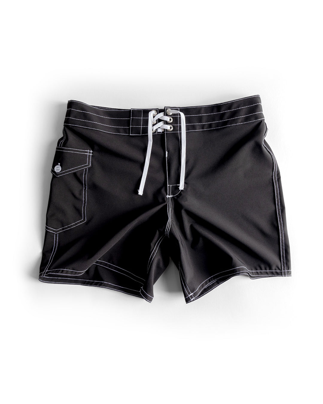 806 SurfStretch Side Pocket Boardshorts - Black – Birdwell