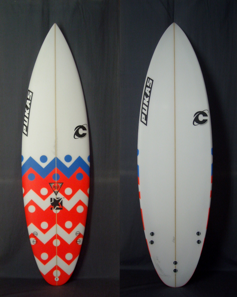 PUKASサーフボード在庫リスト：プーカスのサーフボード