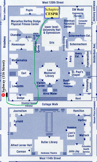 Directions to Theory Day, May 16, 2003