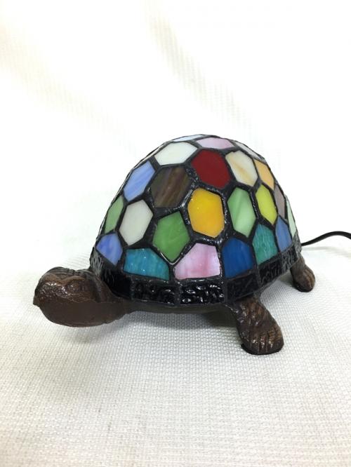 ステンドグラスランプの デコライト (Deco Light) / [ QX319] 亀