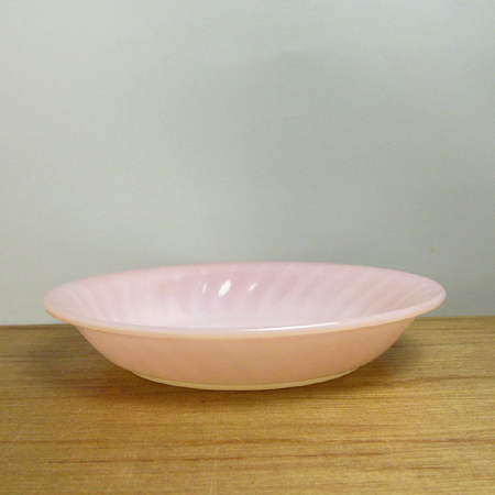 ファイヤーキング☆ピンクスワール スーププレート☆DEALERSHIP