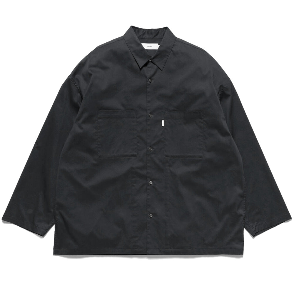 Graphpaper) Solotex Twill L/S Oversized Box Shirt (GM241-50292B