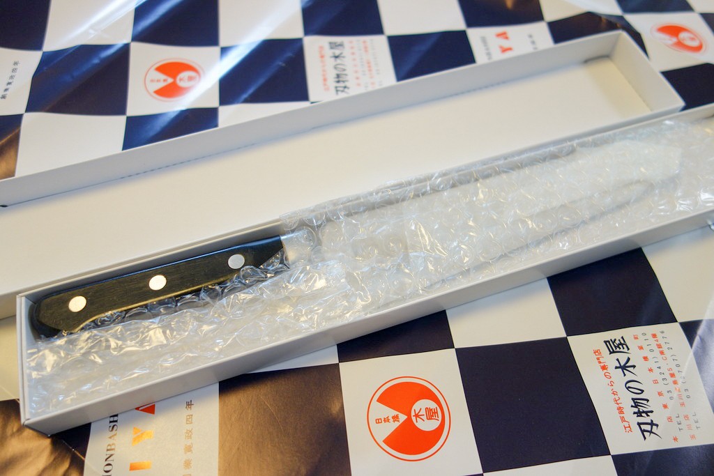 9年ぶりに包丁コスミック團十郎を刃研ぎメンテナンスしてもらった - drk7jp