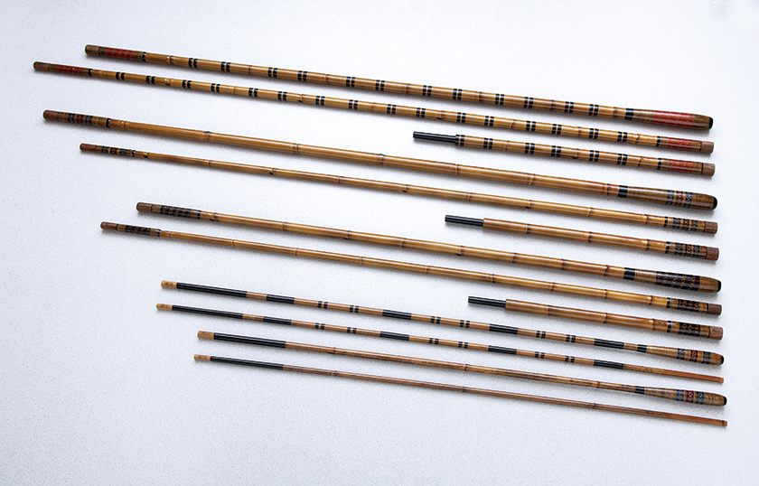 竿掛け 源一人(へら鮒竹竿専門店・黒べゑ)