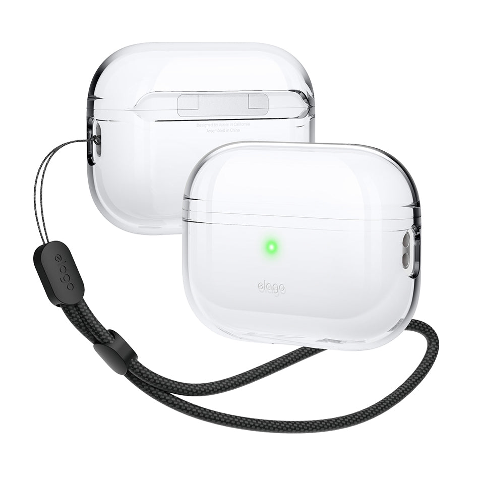 Clear Case for AirPods Pro 2 with Nylon Lanyard [7 Colors] | elago.com