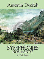 ドヴォルザーク／交響曲第6番＆7番【ドーヴァー出版】《輸入