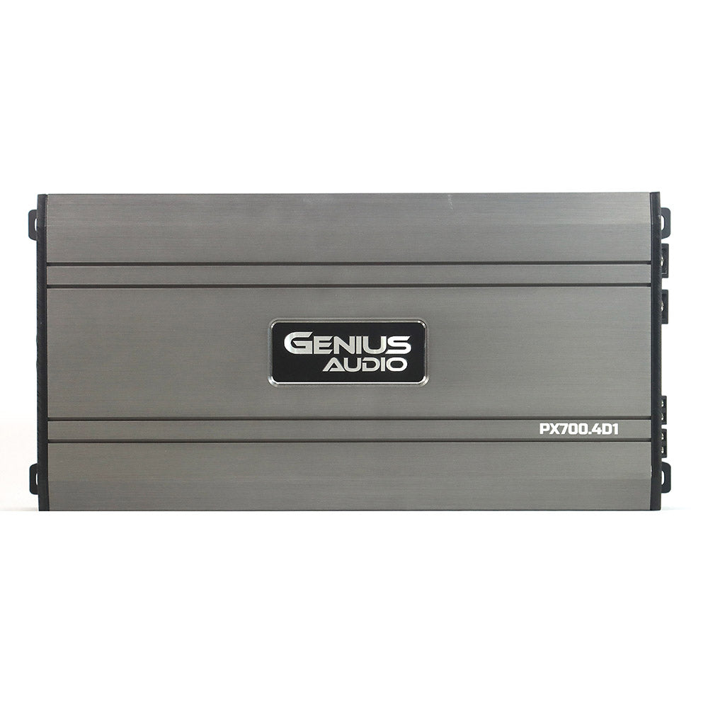 PX700.4D1 AMPLIFIER COMPACT 4CH CLASS D – GENIUS AUDIO USA