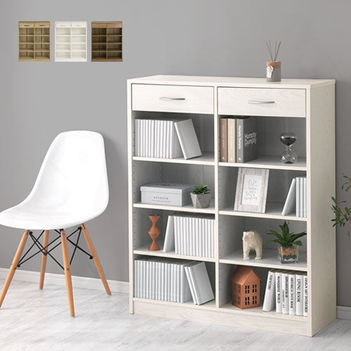 引き出し付き木製ラック 本棚 ラック 引き出し付きラック おしゃれ