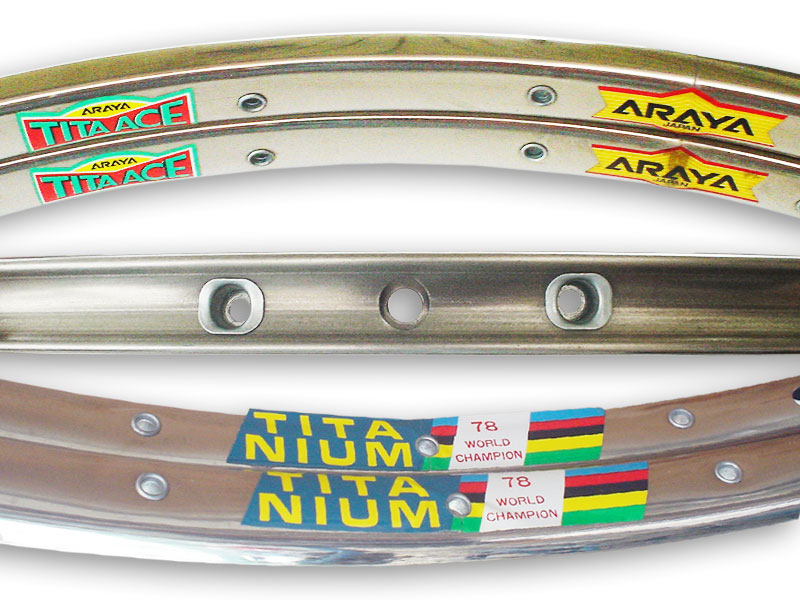 CYCLETECH-IKD : ARAYA TITA-ACE Tubuler Rims Pair