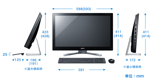 お買い得パソコン（SONY）VAIO Lシリーズ（24型）