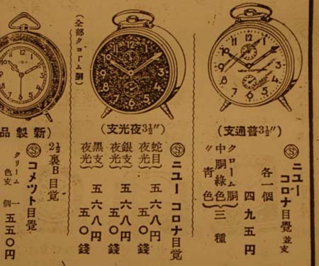 NEW CORONA（目覚時計） - 精工舎