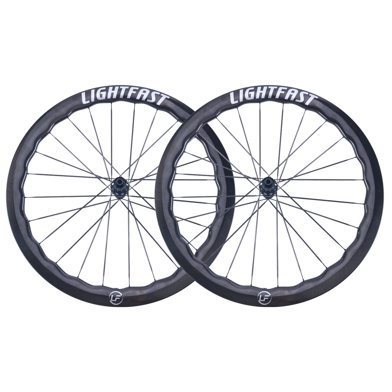 ライトファスト ウルトラライト カーボン スポーク ホイールセット-LF