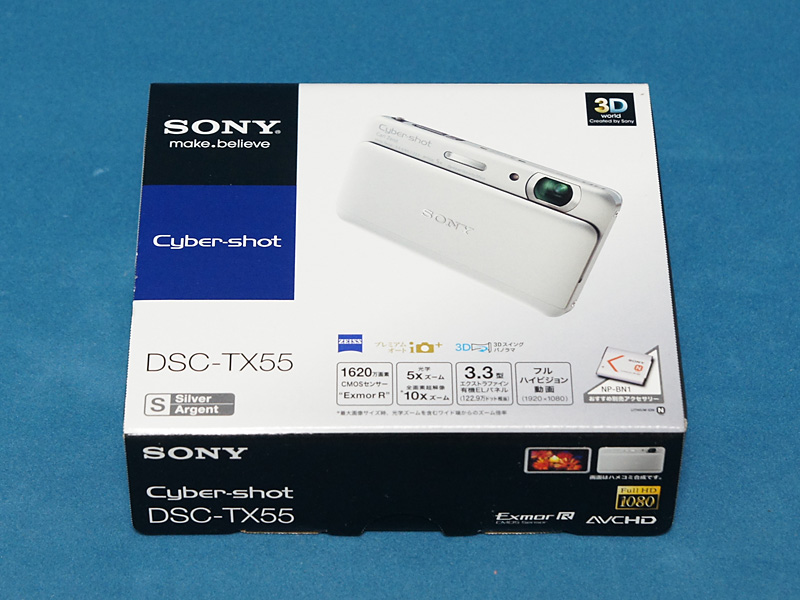 ソニー サイバーショット DSC-TX55の外観をみる /monox デジカメ 比較