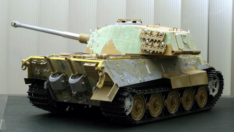 How to detail up 1/16 Tamiya King Tiger ? タミヤ キングタイガーの