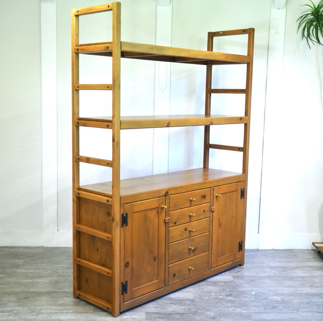 アンファン / enfant シェルフ カップボード オープン飾り棚 パイン材