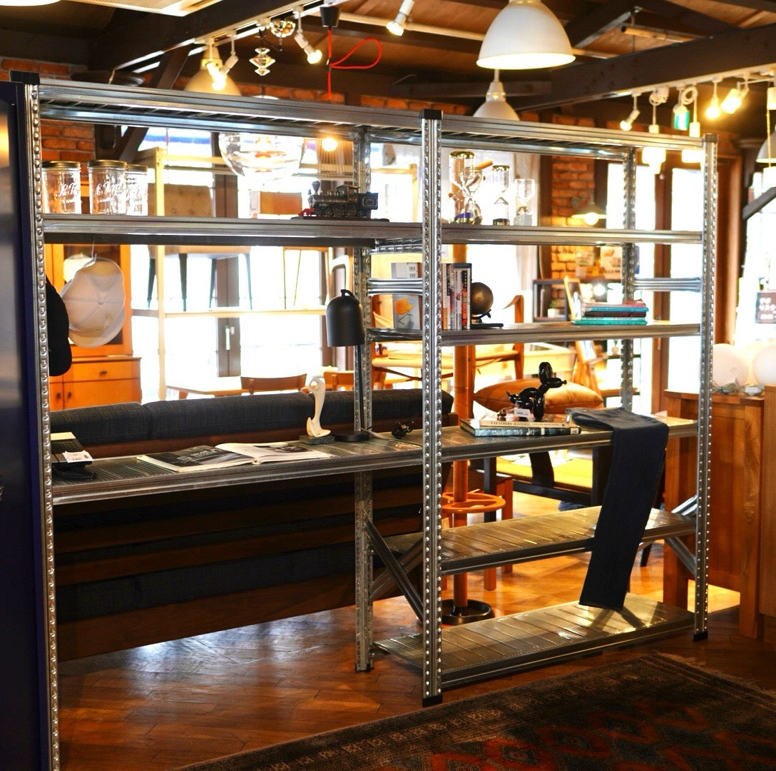 メタルシステム / METALSISTEM スチールシェルフ SUPER123 2連