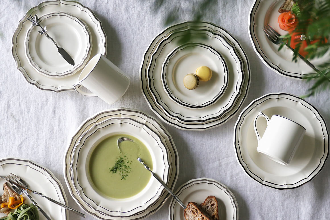 GienマグカップFilet MANGANESE｜GIEN Filet｜ジアンフィレ｜フランス