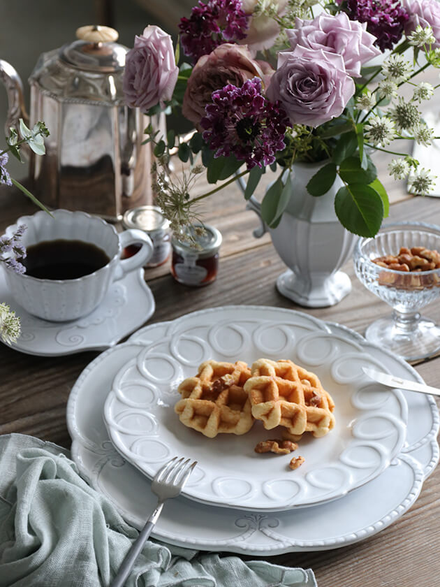 ITALICAディナープレートフィオーレ28㎝ VIRGINIA CASA （イタリアの