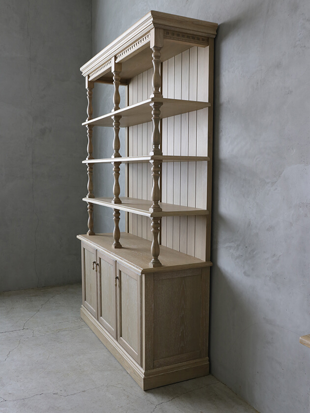 FRENCH RETRO シェルフキャビネット レトロ 日本製 サラグレース