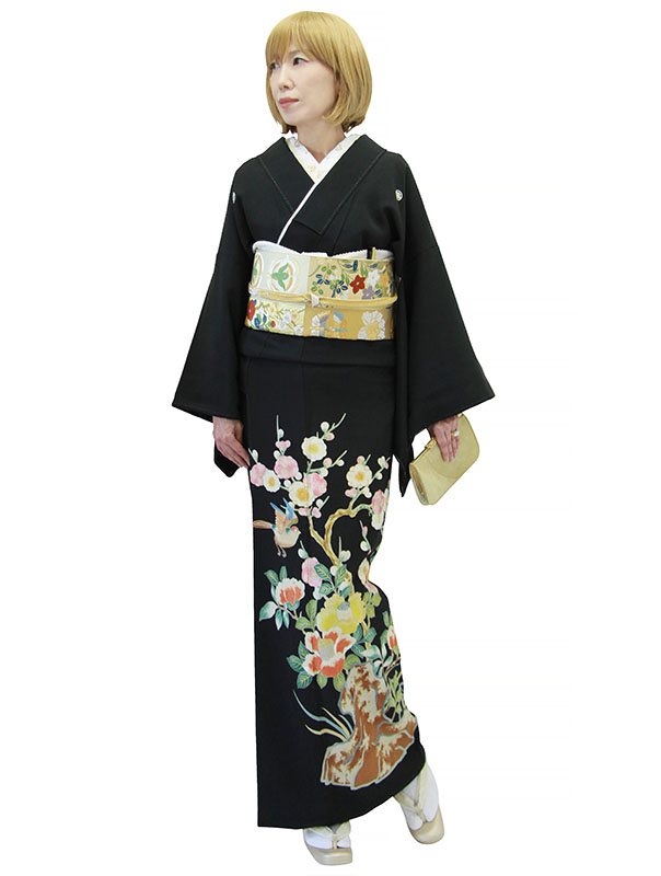 大彦二代目野口真造作黒留袖＜NO-502それいゆ＞着物レンタル