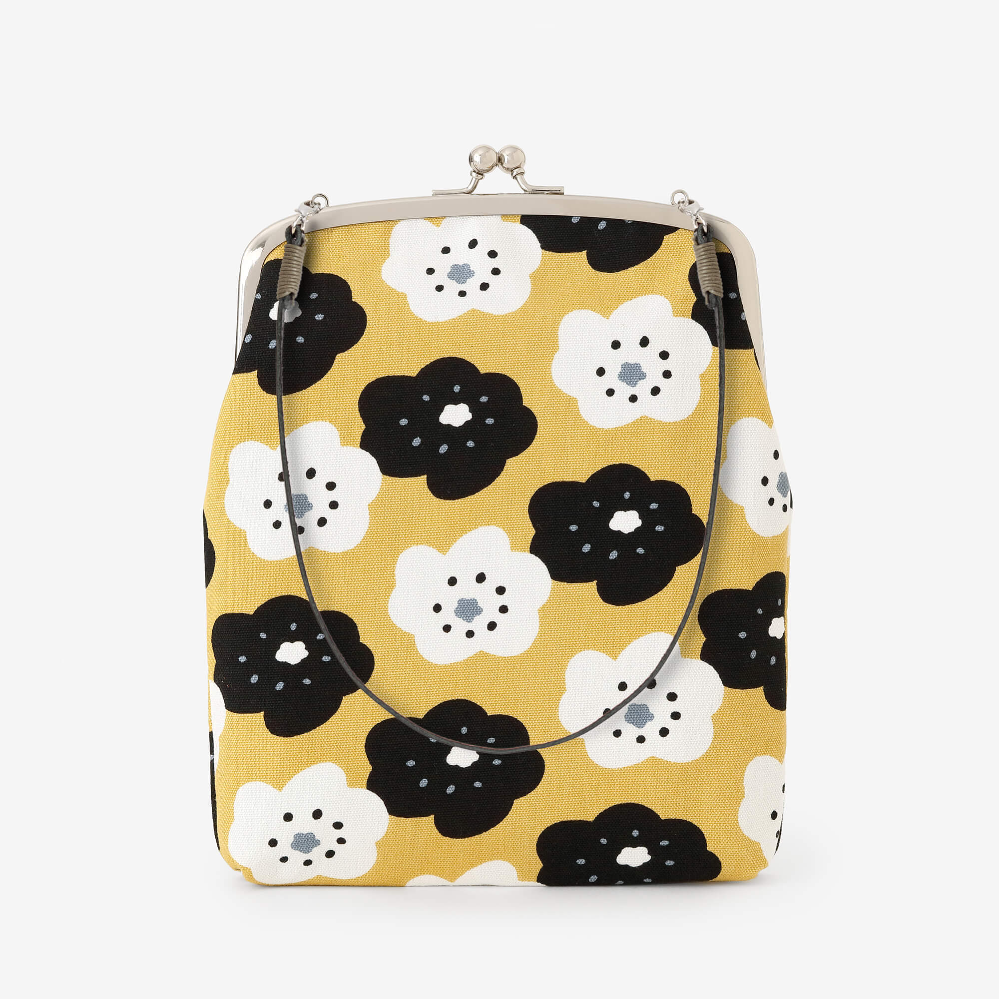 12号帆布 軟（なん）がま口 （大）／ほほえみ