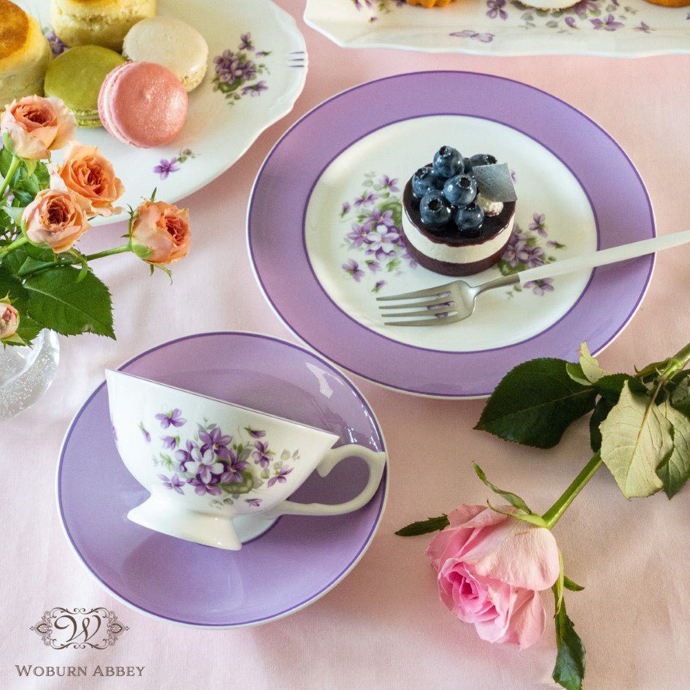 18世紀生まれの「すみれ柄」を忠実に復刻したティーカップが再入荷