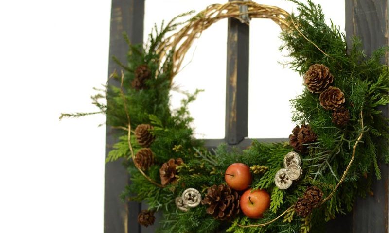 クリスマスリースの作り方】ナチュラル＆シンプル3タイプ |
