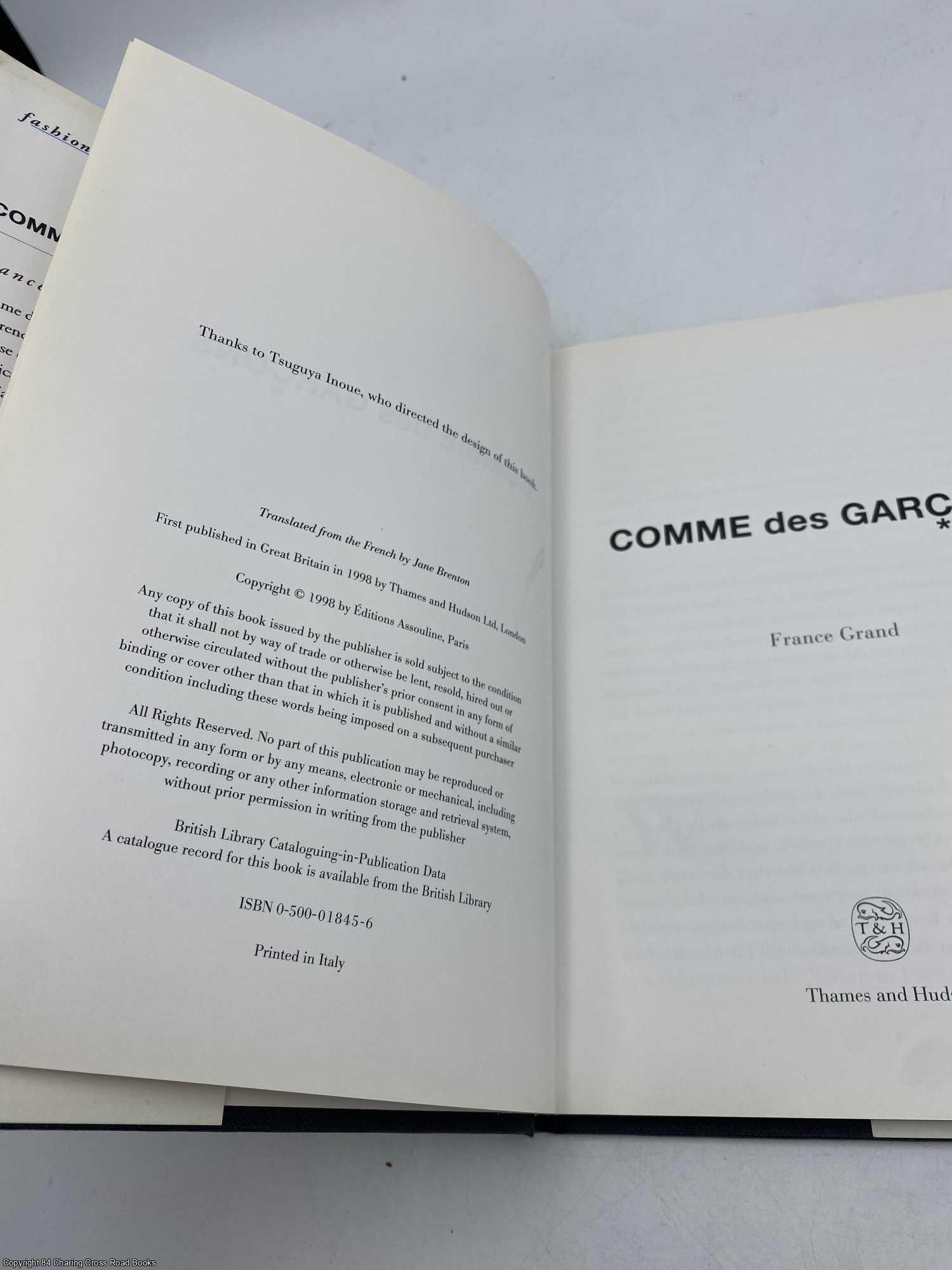 Comme des Garcons | France Grand | First Edition