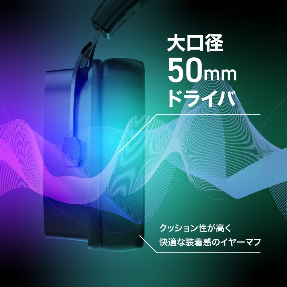 7.1chワイヤレスゲーミングヘッドセット ホワイト ALG-GMWHS7WH | 株式