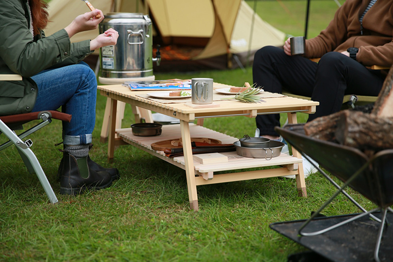 KUROSON370用オプションテーブルの通販｜【196】ひのき・木製キャンプ