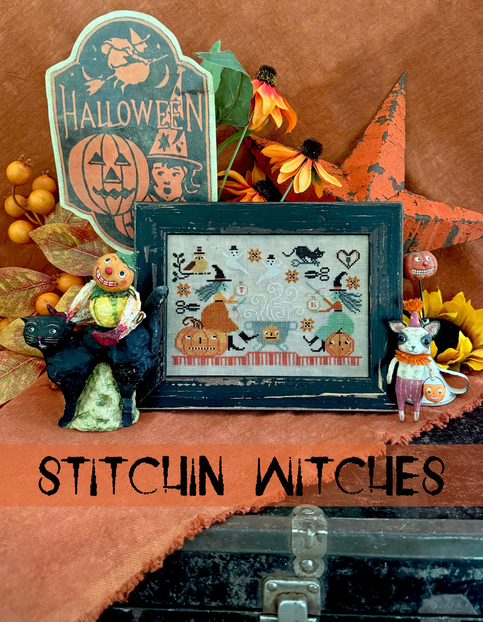Teresa Kogut Hello Midnight - Halloween Cross Stitch Biscornu Book