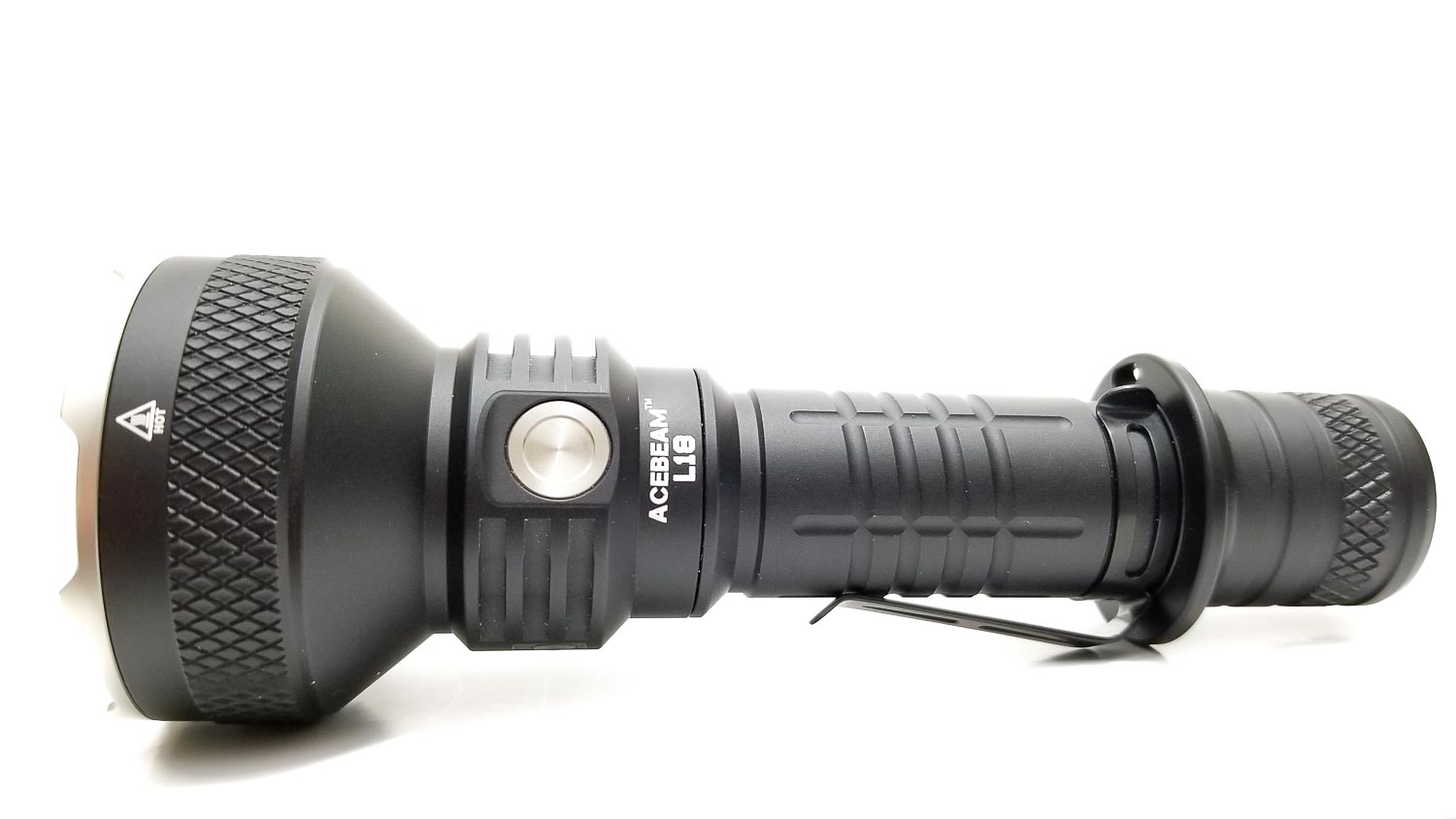 Acebeam L18 Tactical Flashlight Thrower review | 1Lumen