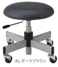 低作業用チェア 座高低めチェア 200mm～ キャスタータイプ、上下調節