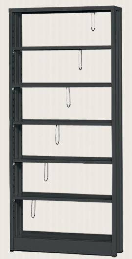 クールラック大6段 中5段 スチール本棚 スチールラック ホームラック