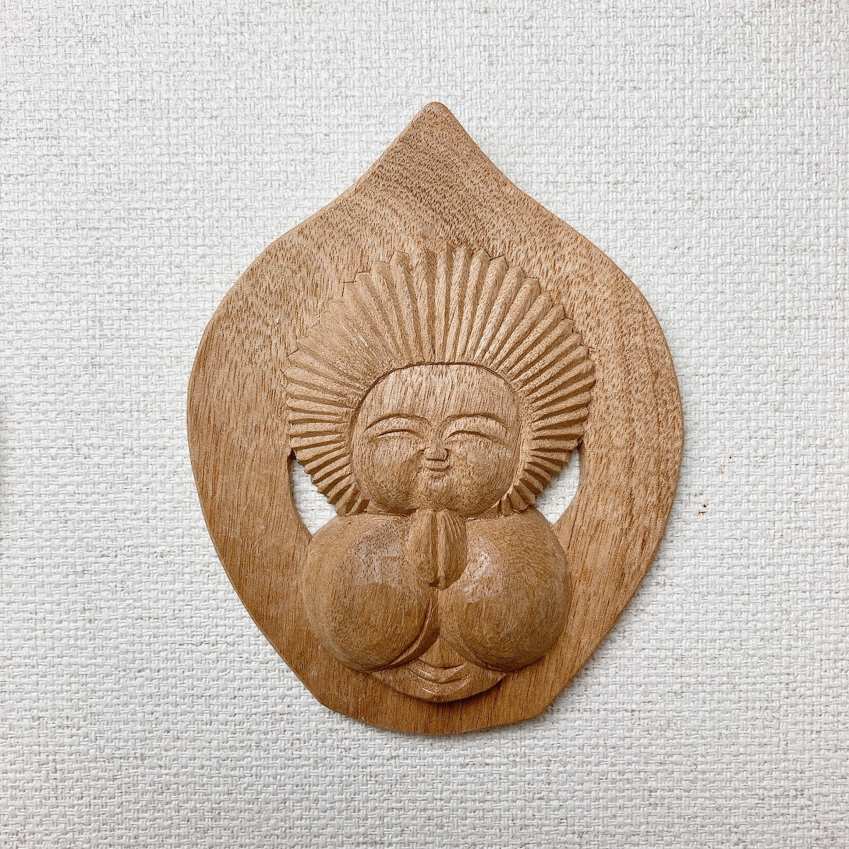 木彫り懸仏(かけぼとけ) 谷口信夫作(井波彫刻工芸作家)×タニデザイン