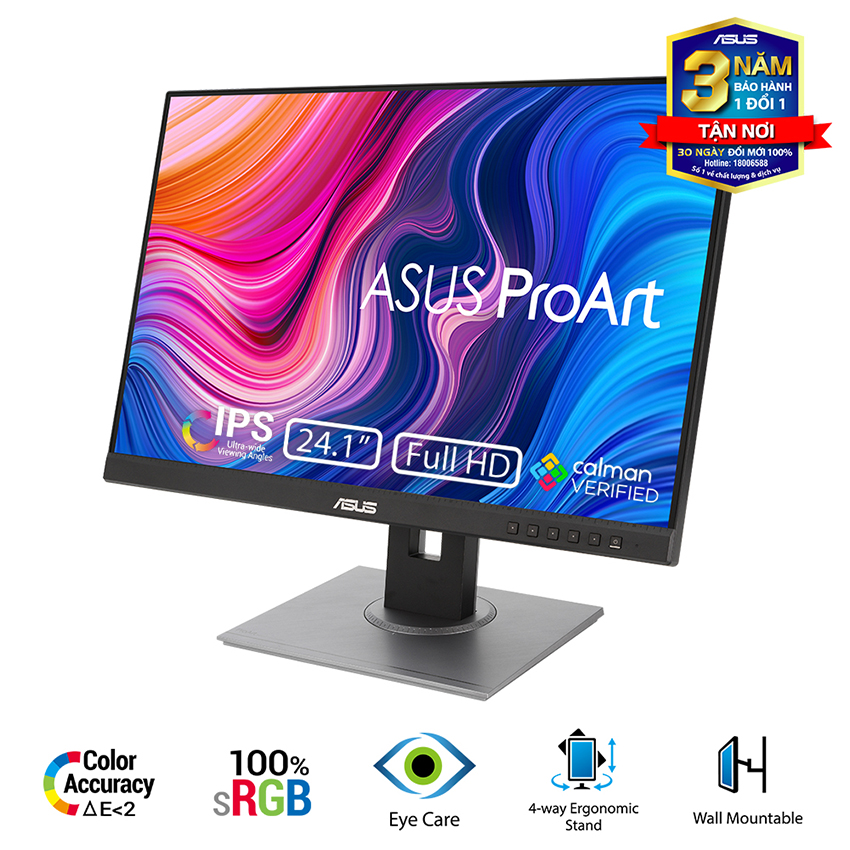 Màn hình Asus ProArt Display PA248QV 24.1Inch WUXGA 75 HZ IPS