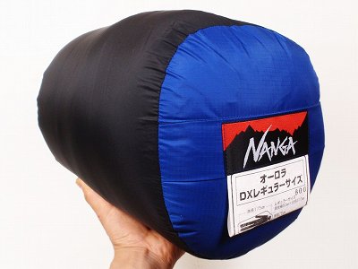 NANGA ナンガ ダウンシュラフ オーロラ 600 DX レギュラー BLU/BLK