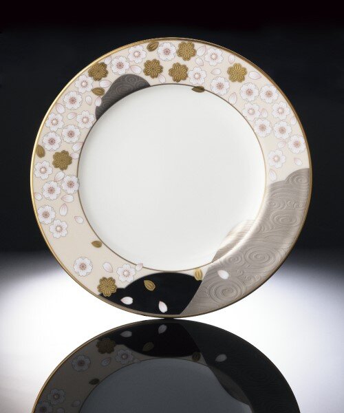 あやみなも コーヒーカップ&ソーサーペア(桜金銀彩・夜桜金銀彩